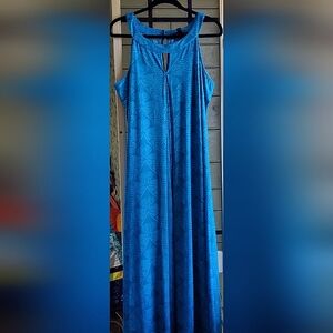 2x Anthony Originals Maxi Dress Blue Butterfly